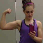 Teen muscle girl Fitness girl Shelby